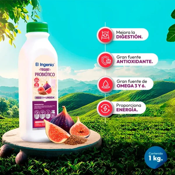 Yogurt Pro Higo con Linaza